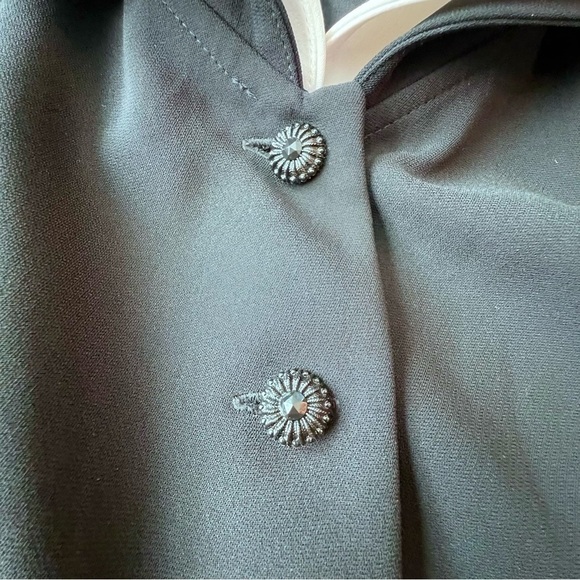 Maggy London Vintage Blazer Jacket Removable White Collar/Lapel Women’s 8, EUC - Picture 7 of 10